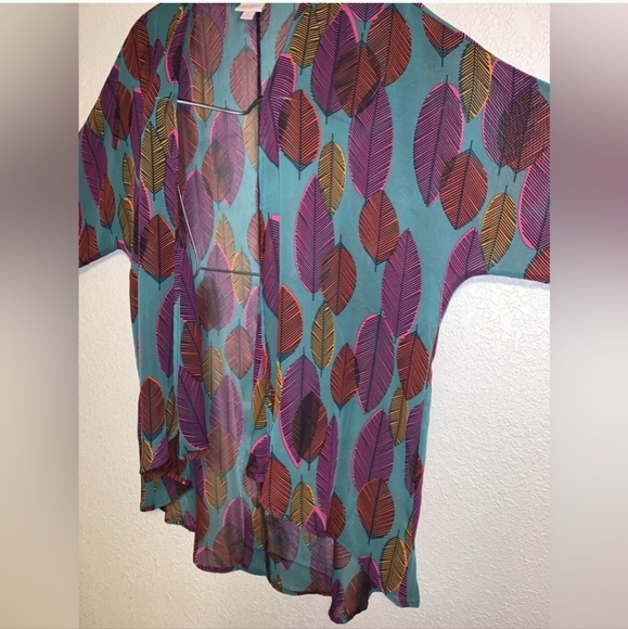 LuLaRoe sheer high low cardigan - Picture 2 of 7